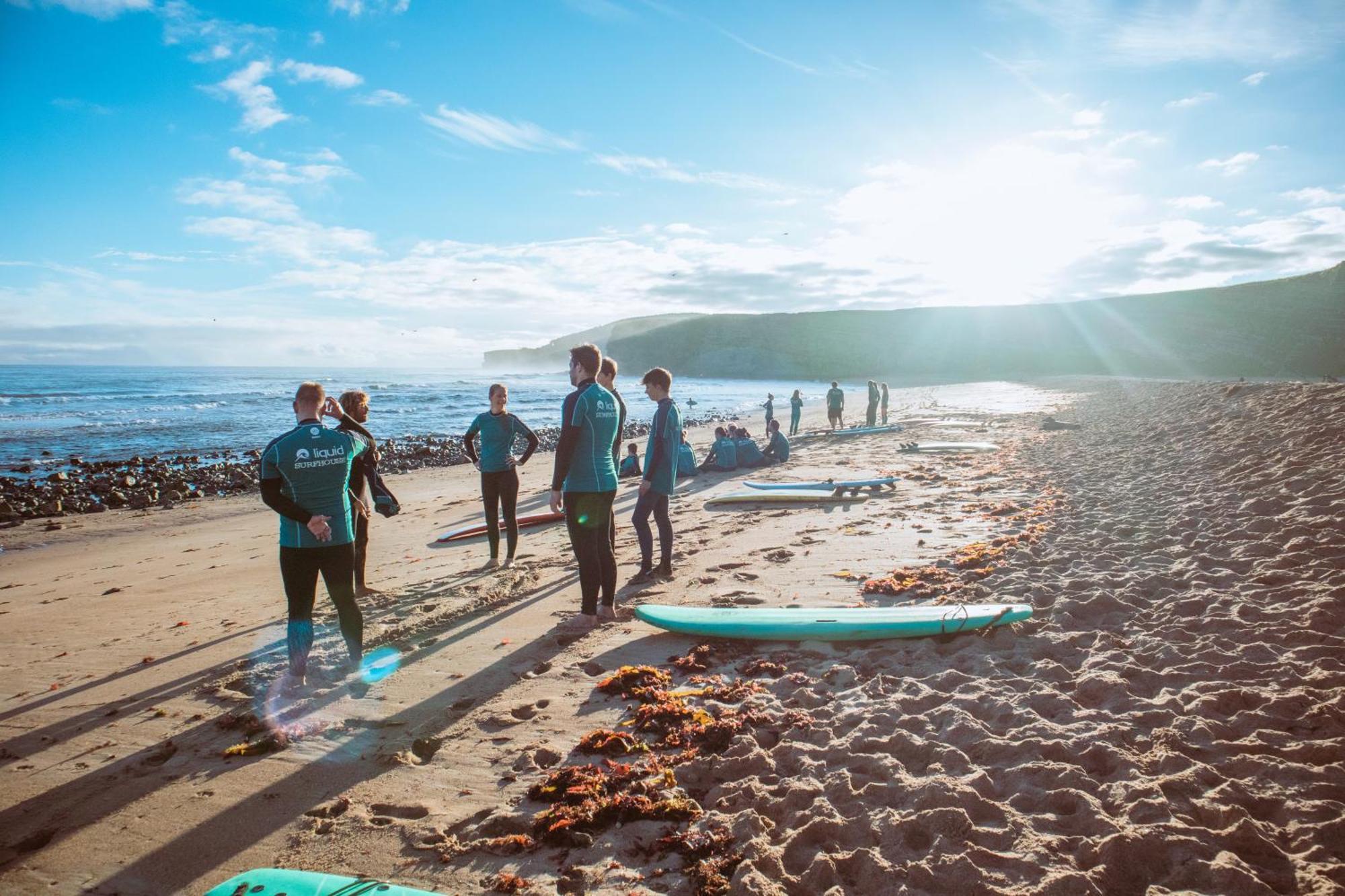 Liquid Surfhouse Vandrehjem Langre  Eksteriør billede