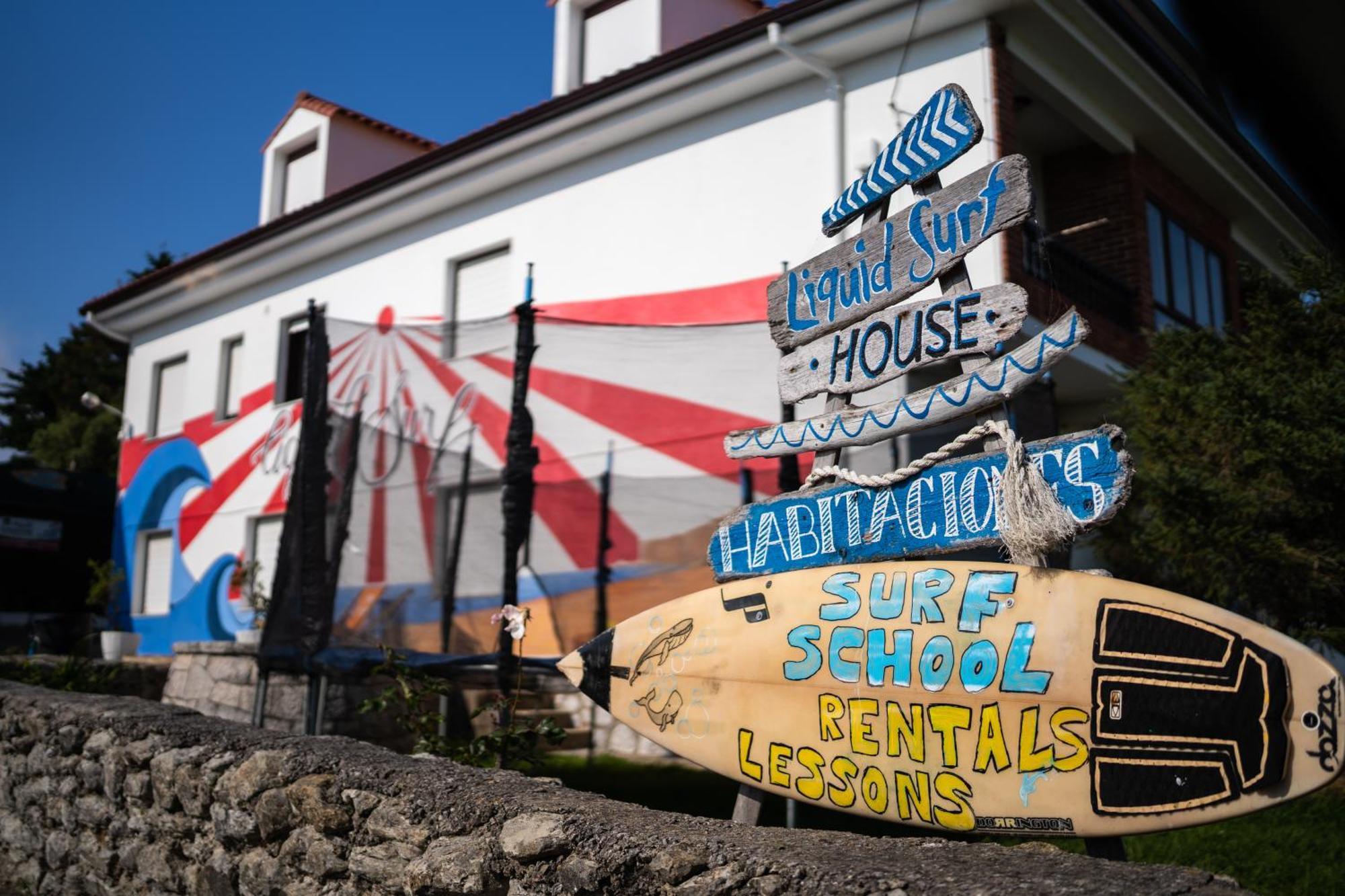 Liquid Surfhouse Vandrehjem Langre  Eksteriør billede